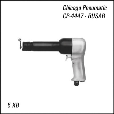 Chicago Pneumatic CP-4447-RUSAB REBUILT RIVETING HAMMER,5X .498